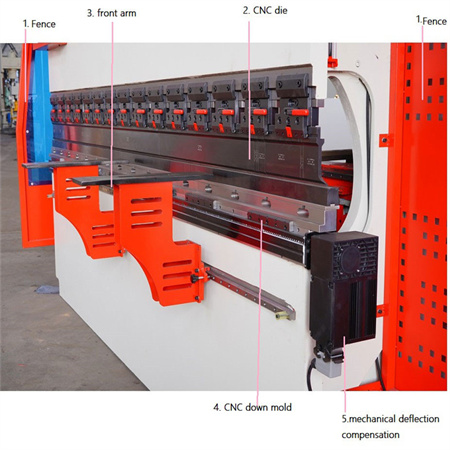 Hoë werkverrigting klein 30 ton 1600 mm drukrem, 63 ton/1600 mm CNC-buigmasjien vir staal